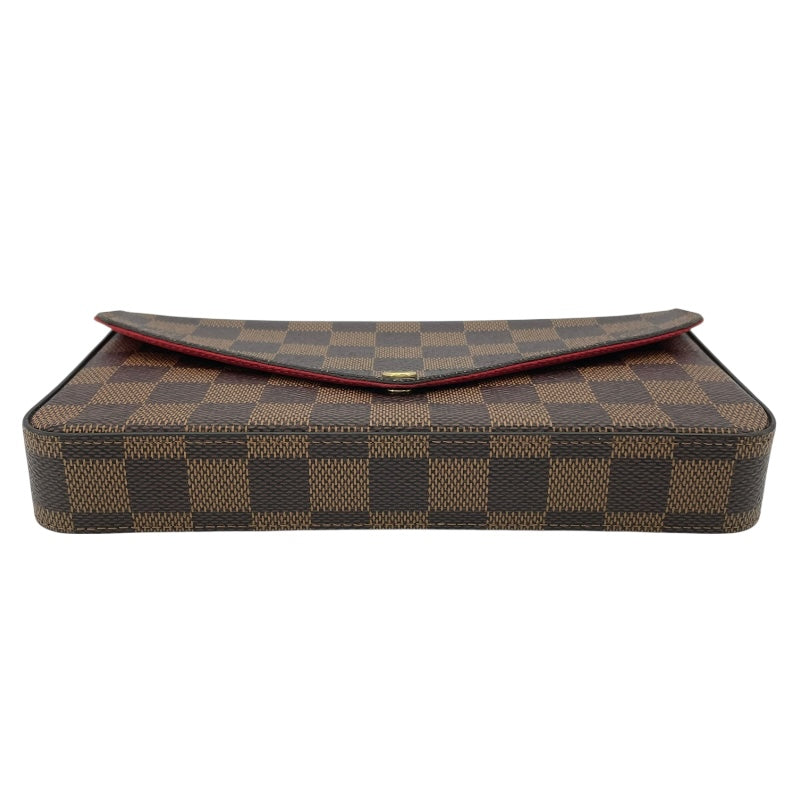 ルイ・ヴィトン LOUIS VUITTON ポシェット・フェリシー N63032 ブラウン ダミエ・エベヌ レディース ショルダーバッグ