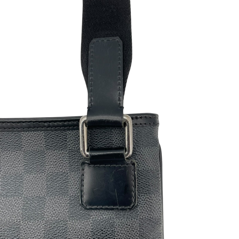 ルイ・ヴィトン LOUIS VUITTON トマス N58028 ブラック ダミエ・グラフィット メンズ ショルダーバッグ