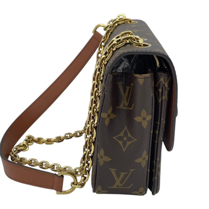 ルイ・ヴィトン LOUIS VUITTON サック マルソー M46127 ブラウン モノグラム・キャンバス/レザー レディース ショルダーバッグ