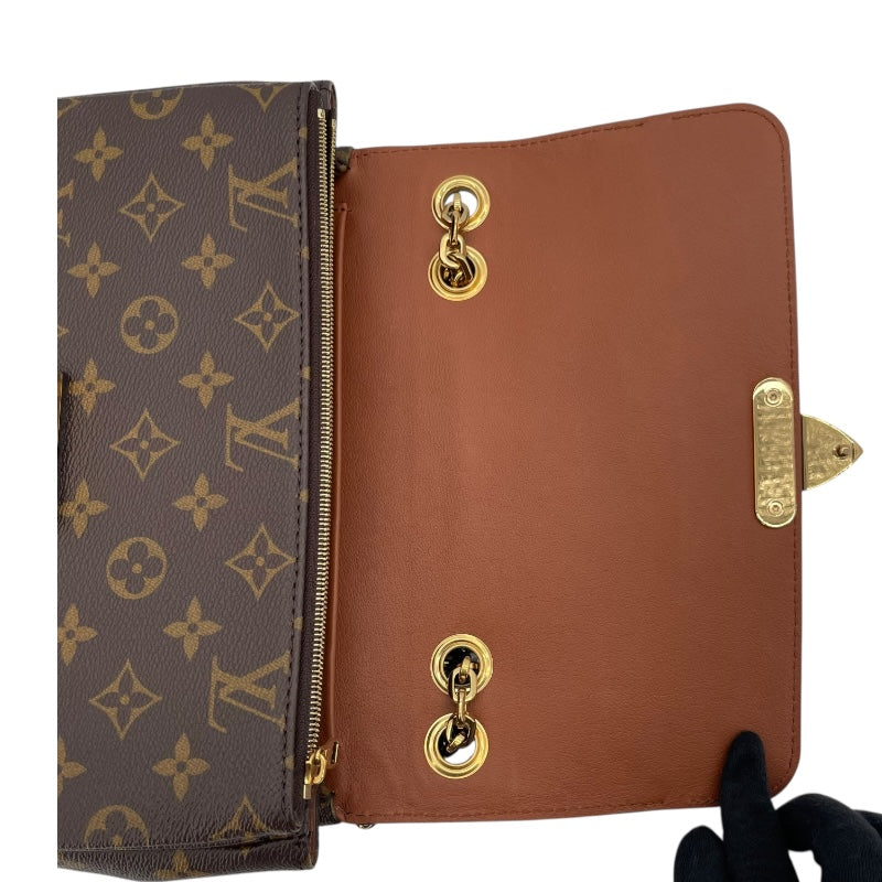 ルイ・ヴィトン LOUIS VUITTON サック マルソー M46127 ブラウン モノグラム・キャンバス/レザー レディース ショルダーバッグ