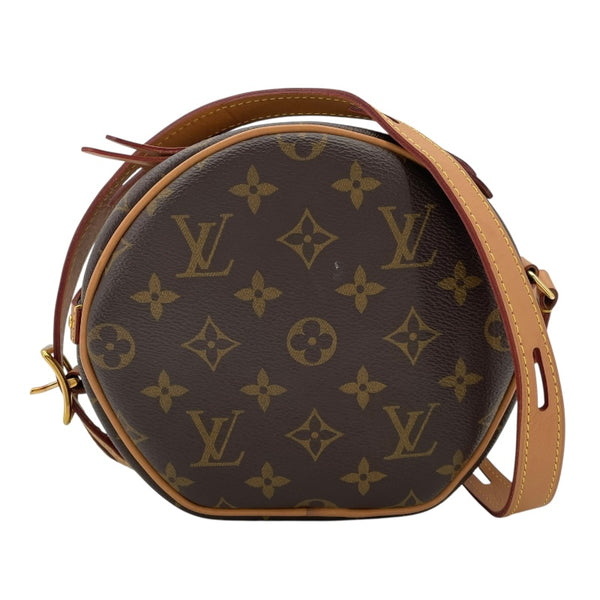 ルイ・ヴィトン LOUIS VUITTON ボワット・シャポー・スープルPM M45578 ブラウン モノグラムキャンバス レディース ショルダーバッグ