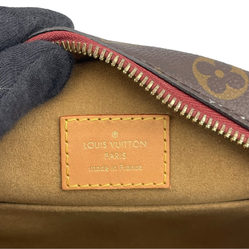 ルイ・ヴィトン LOUIS VUITTON ボワット・シャポー・スープルPM M45578 ブラウン モノグラムキャンバス レディース ショルダーバッグ