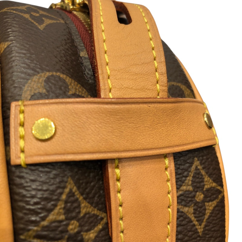 ルイ・ヴィトン LOUIS VUITTON ボワット シャポー スープルPM M45578 ブラウン GD金具 モノグラム レディース ショルダーバッグ