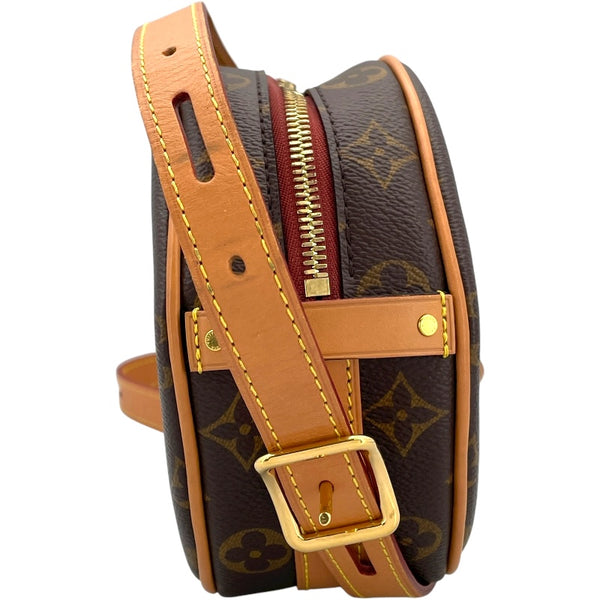 ルイ・ヴィトン LOUIS VUITTON ボワット シャポー スープルPM M45149 ブラウン GD金具 モノグラム レディース ショルダーバッグ