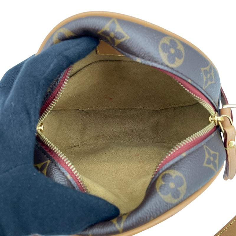 ルイ・ヴィトン LOUIS VUITTON ボワット・シャポー・スープルPM M45578 ブラウン モノグラムキャンバス レディース ショルダーバッグ