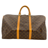 ルイ・ヴィトン LOUIS VUITTON キーポル・バンドリエール50 M41416 ブラウン モノグラムキャンバス ユニセックス ボストンバッグ