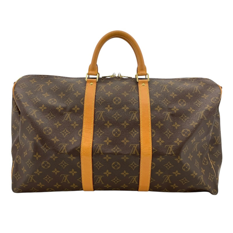 ルイ・ヴィトン LOUIS VUITTON キーポル・バンドリエール50 M41416 ブラウン モノグラムキャンバス ユニセックス ボストンバッグ