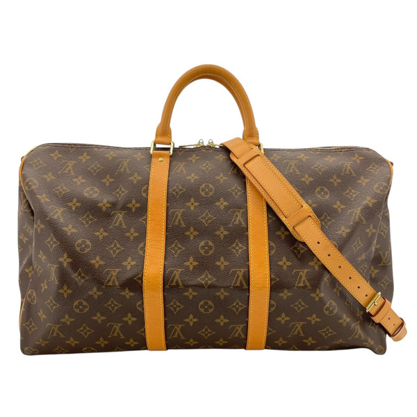 ルイ・ヴィトン LOUIS VUITTON キーポル・バンドリエール50 M41416 ブラウン モノグラムキャンバス ユニセックス ボストンバッグ