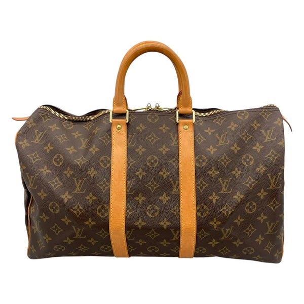 ルイ・ヴィトン LOUIS VUITTON キーポル45 M41428 ブラウン モノグラムキャンバス ユニセックス ボストンバッグ
