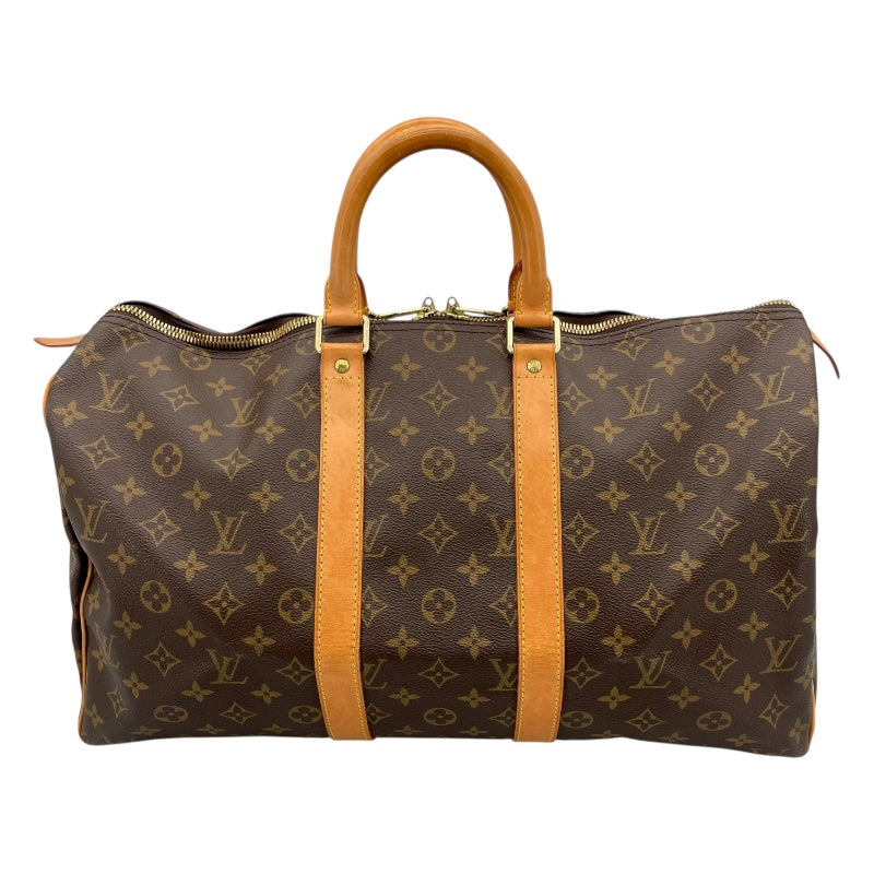 ルイ・ヴィトン LOUIS VUITTON キーポル45 M41428 ブラウン モノグラムキャンバス ユニセックス ボストンバッグ