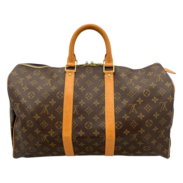 ルイ・ヴィトン LOUIS VUITTON キーポル45 M41428 ブラウン モノグラムキャンバス ユニセックス ボストンバッグ