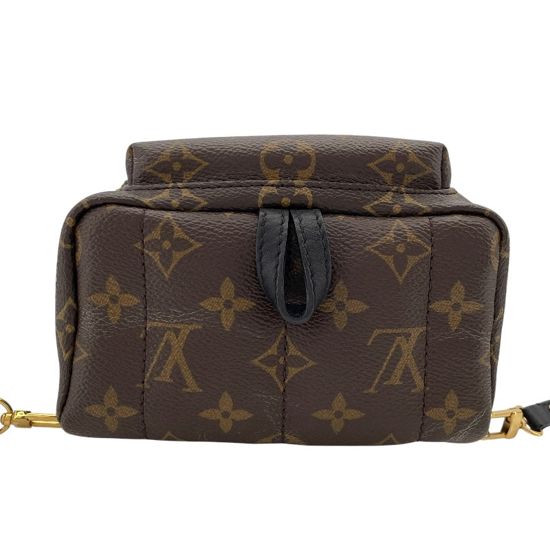 ルイ・ヴィトン LOUIS VUITTON パームスプリングス M42971 ブラウン モノグラム・ワールドツアー レディース リュック・デイパック
