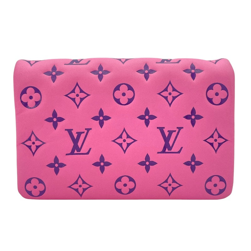 ルイ・ヴィトン LOUIS VUITTON ポシェットクッサン M80745 ピンク ラムスキン レディース ショルダーバッグ
