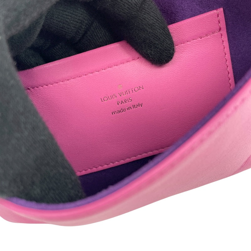 ルイ・ヴィトン LOUIS VUITTON ポシェットクッサン M80745 ピンク ラムスキン レディース ショルダーバッグ
