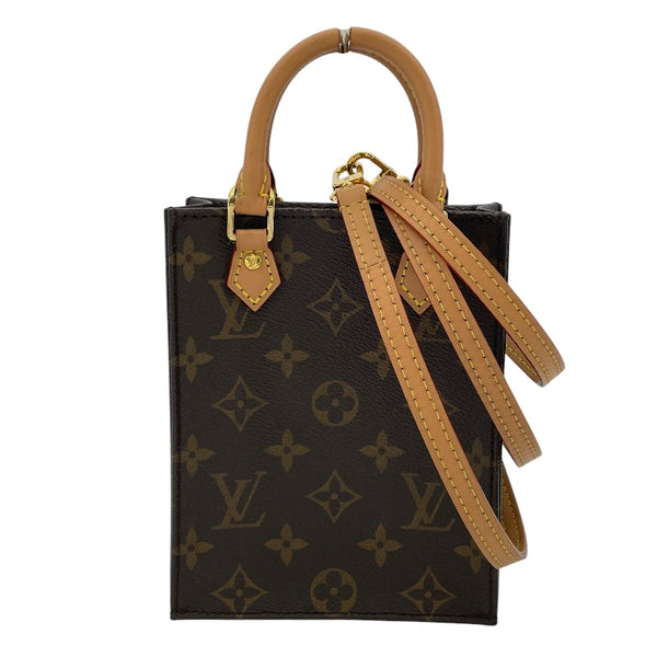 ルイ・ヴィトン LOUIS VUITTON プティット・サックプラ M69442 ブラウン モノグラムキャンバス レディース ショルダーバッグ
