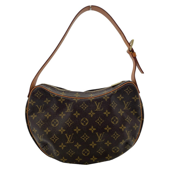 ルイ・ヴィトン LOUIS VUITTON クロワッサンMM M51512 ブラウン モノグラムキャンバス レディース ハンドバッグ