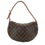 ルイ・ヴィトン LOUIS VUITTON クロワッサンMM M51512 ブラウン モノグラムキャンバス レディース ハンドバッグ