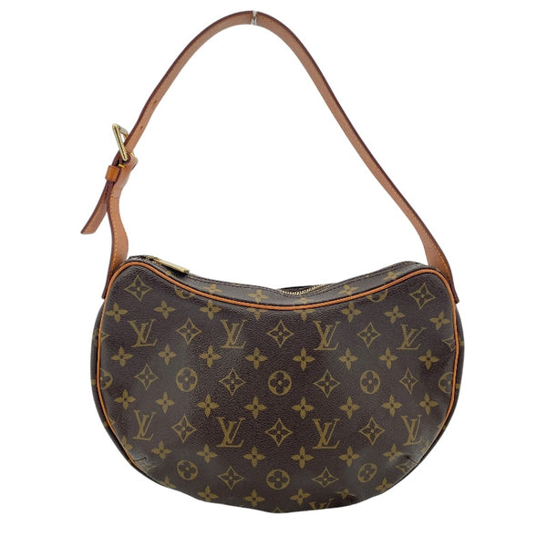 ルイ・ヴィトン LOUIS VUITTON クロワッサンMM M51512 ブラウン モノグラムキャンバス レディース ハンドバッグ