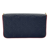 ルイ・ヴィトン LOUIS VUITTON ポシェット・フェリシー M64099 ブルーマリーヌ モノグラム・アンプラント レディース ショルダーバッグ