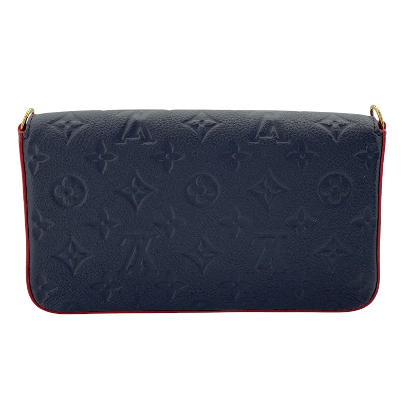 ルイ・ヴィトン LOUIS VUITTON ポシェット・フェリシー M64099 ブルーマリーヌ モノグラム・アンプラント レディース ショルダーバッグ