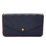 ルイ・ヴィトン LOUIS VUITTON ポシェット・フェリシー M64099 ブルーマリーヌ モノグラム・アンプラント レディース ショルダーバッグ