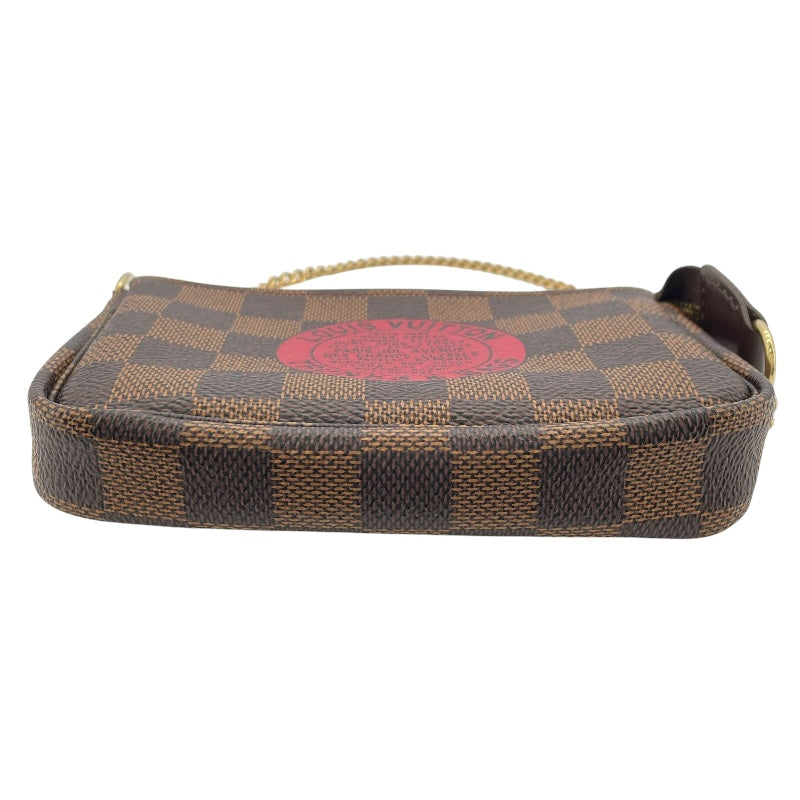 ルイ・ヴィトン LOUIS VUITTON ミニ・ポシェット・アクセソワール T＆B N58011 ブラック ダミエ・エベヌ レディース ポーチ