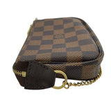 ルイ・ヴィトン LOUIS VUITTON ミニ・ポシェット・アクセソワール T＆B N58011 ブラック ダミエ・エベヌ レディース ポーチ