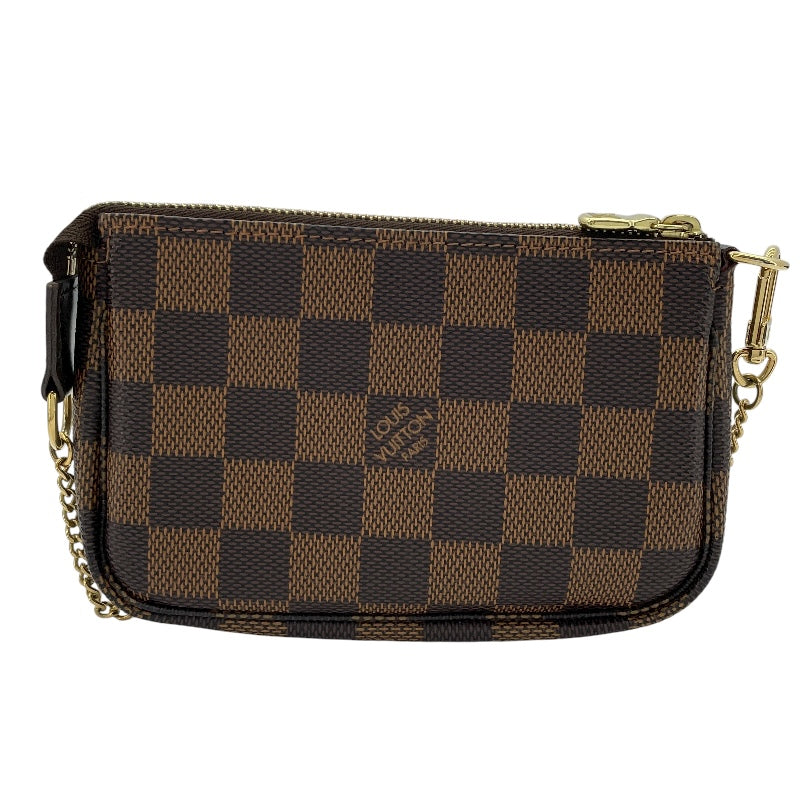 ルイ・ヴィトン LOUIS VUITTON ミニ・ポシェット・アクセソワール T＆B N58011 ブラック ダミエ・エベヌ レディース ポーチ