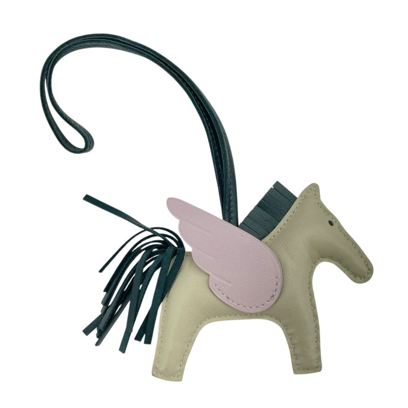 エルメス HERMES ロデオペガサスPM U刻 クレxヴェールシプレxモーブペール アニョーミロ レディース チャーム