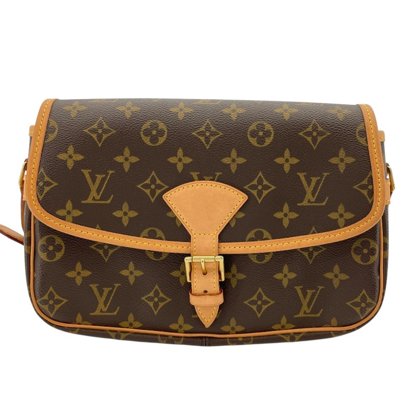 ルイ・ヴィトン LOUIS VUITTON ソローニュ M42250 ブラウン モノグラム・キャンバス レディース ショルダーバッグ