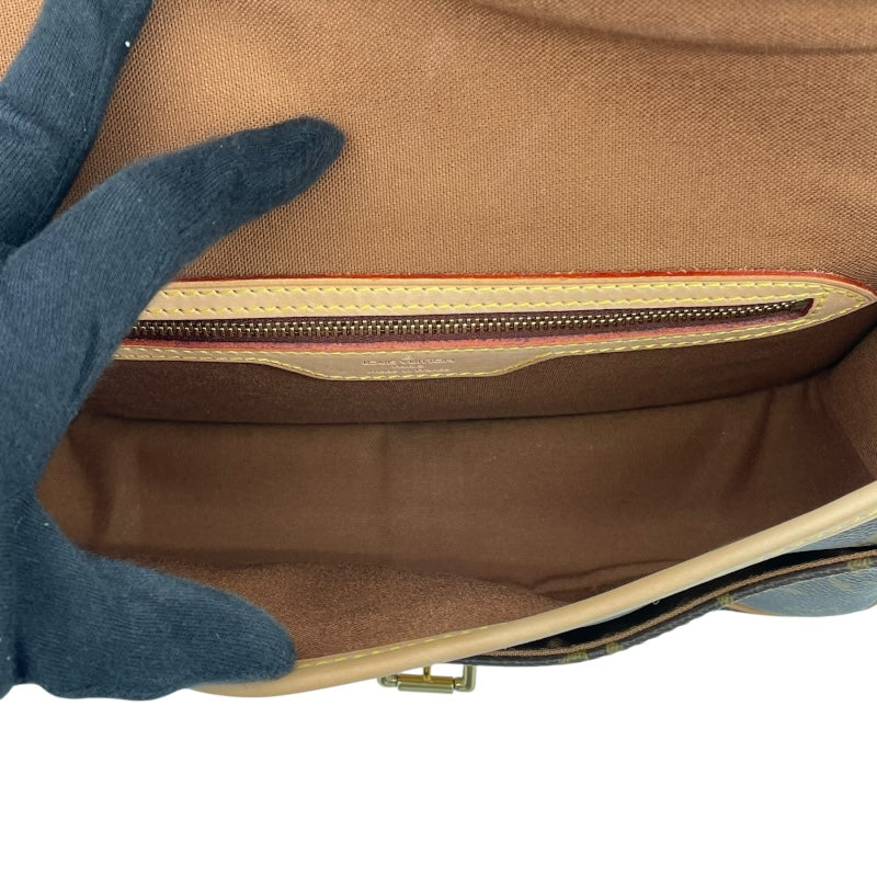 ルイ・ヴィトン LOUIS VUITTON ソローニュ M42250 ブラウン モノグラム・キャンバス レディース ショルダーバッグ