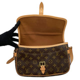 ルイ・ヴィトン LOUIS VUITTON ソローニュ M42250 ブラウン モノグラム・キャンバス レディース ショルダーバッグ