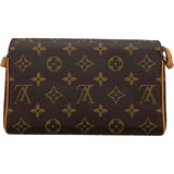 ルイ・ヴィトン LOUIS VUITTON レシタル M51900 ブラウン モノグラム レディース ショルダーバッグ