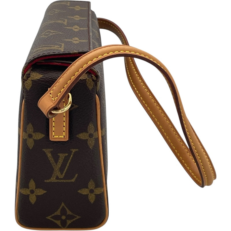 ルイ・ヴィトン LOUIS VUITTON レシタル M51900 ブラウン モノグラム レディース ショルダーバッグ
