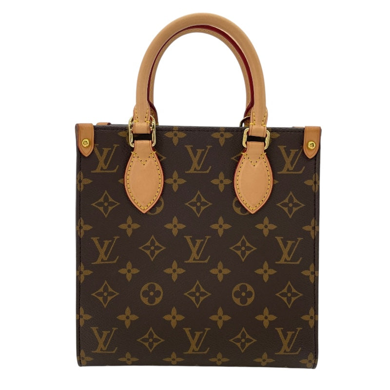 ルイ・ヴィトン LOUIS VUITTON サックプラBB M46265 ブラウン モノグラムキャンバス レディース ショルダーバッグ