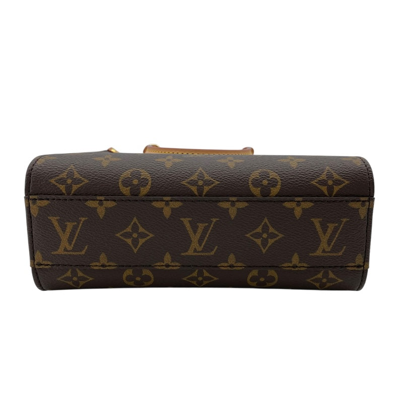 ルイ・ヴィトン LOUIS VUITTON サックプラBB M46265 ブラウン モノグラムキャンバス レディース ショルダーバッグ