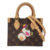 ルイ・ヴィトン LOUIS VUITTON オンザゴーBB 村上隆 M13668 ブラウン モノグラム・パンダ レディース ハンドバッグ