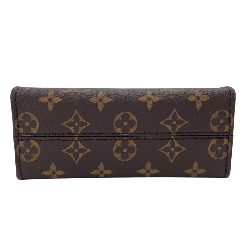 ルイ・ヴィトン LOUIS VUITTON オンザゴーBB 村上隆 M13668 ブラウン モノグラム・パンダ レディース ハンドバッグ