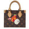 ルイ・ヴィトン LOUIS VUITTON オンザゴーBB 村上隆 M13668 ブラウン モノグラム・パンダ レディース ハンドバッグ