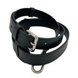 ルイ・ヴィトン LOUIS VUITTON ストラップ ノワール　シルバー金具 レザー ユニセックス ストラップ