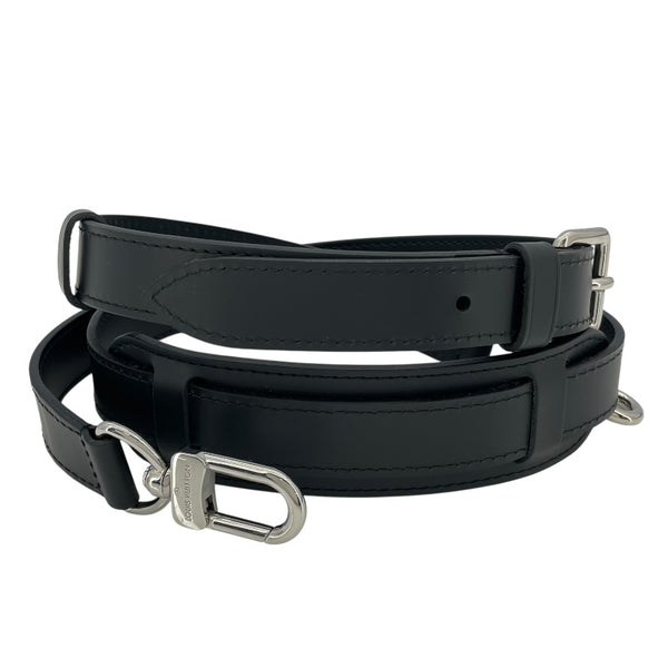 ルイ・ヴィトン LOUIS VUITTON ストラップ ノワール　シルバー金具 レザー ユニセックス ストラップ