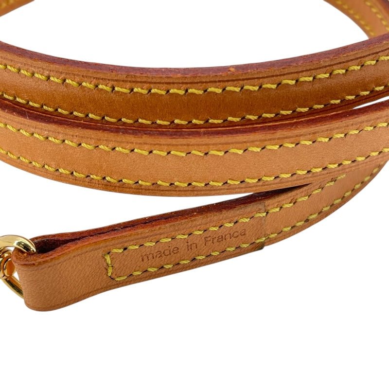 ルイ・ヴィトン LOUIS VUITTON ストラップ ベージュ レザー ユニセックス ストラップ