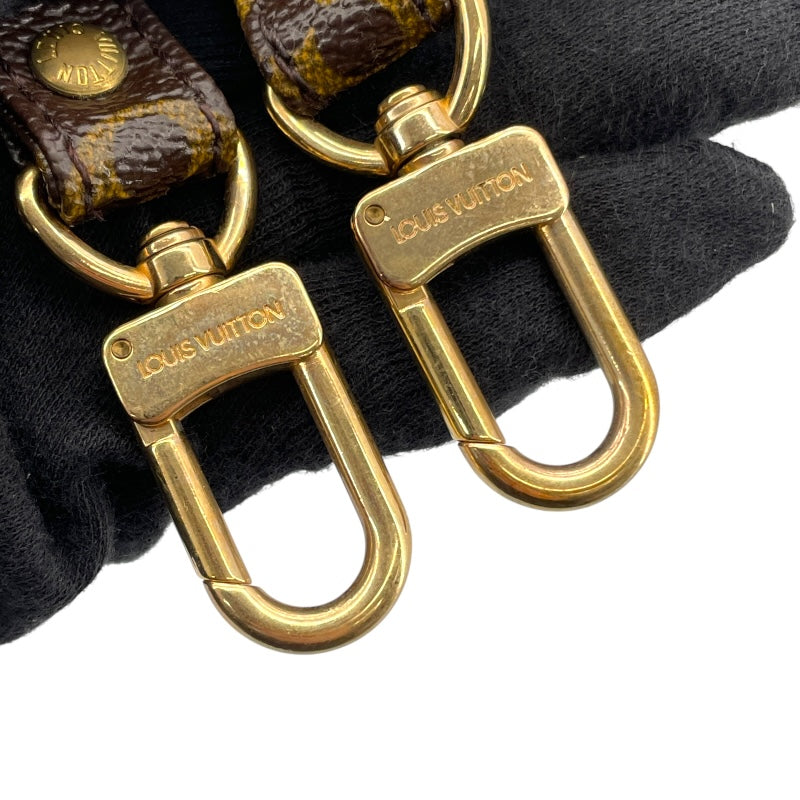ルイ・ヴィトン LOUIS VUITTON ストラップ ブラウン モノグラム ユニセックス ストラップ