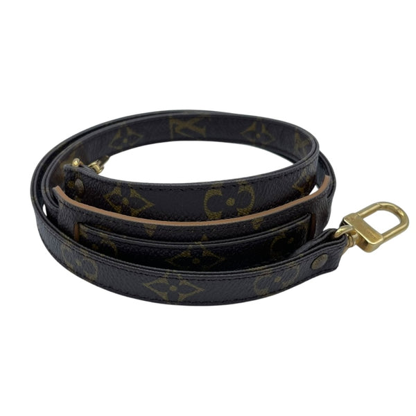ルイ・ヴィトン LOUIS VUITTON ストラップ ブラウン キャンバス ユニセックス ストラップ