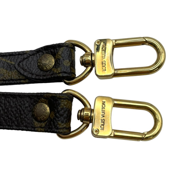 ルイ・ヴィトン LOUIS VUITTON ストラップ ブラウン キャンバス ユニセックス ストラップ