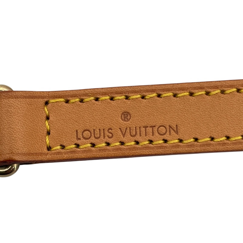ルイ・ヴィトン LOUIS VUITTON ストラップ ベージュ レザー ユニセックス ストラップ