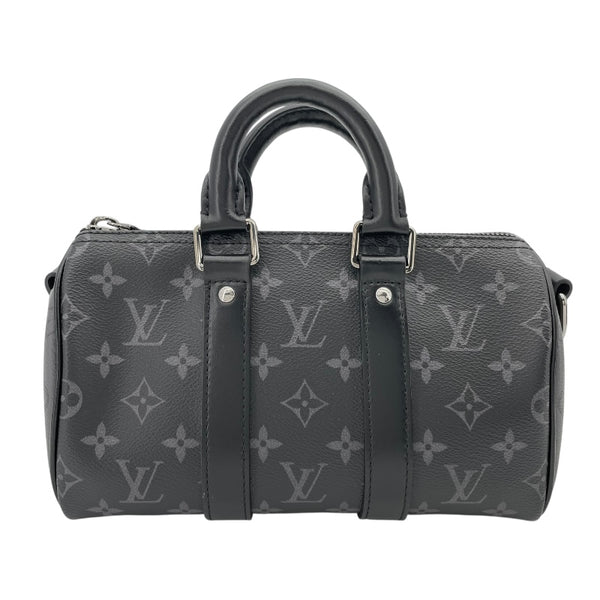 ルイ・ヴィトン LOUIS VUITTON キーポル・バンドリエール25 M46271 ブラック モノグラム・エクリプス・リバース メンズ ショルダーバッグ