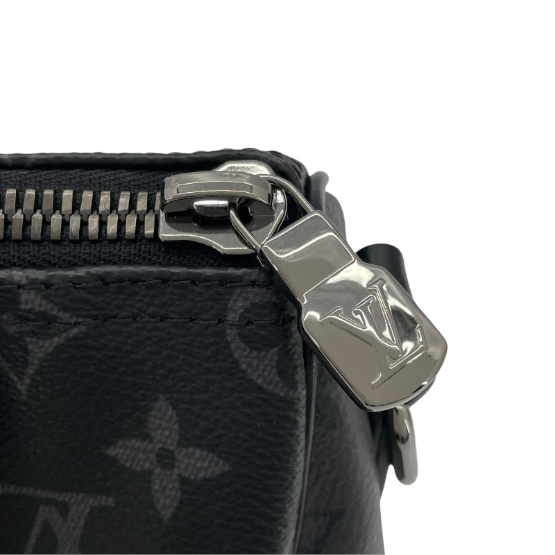 ルイ・ヴィトン LOUIS VUITTON キーポル・バンドリエール25 M46271 ブラック モノグラム・エクリプス・リバース メンズ ショルダーバッグ