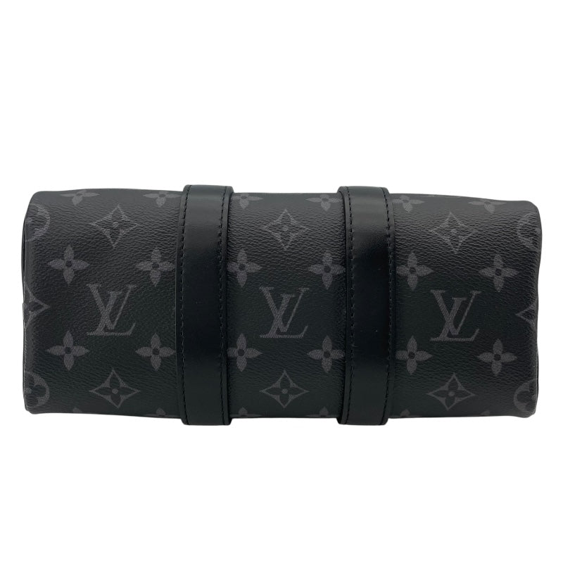 ルイ・ヴィトン LOUIS VUITTON キーポル・バンドリエール25 M46271 ブラック モノグラム・エクリプス・リバース メンズ ショルダーバッグ