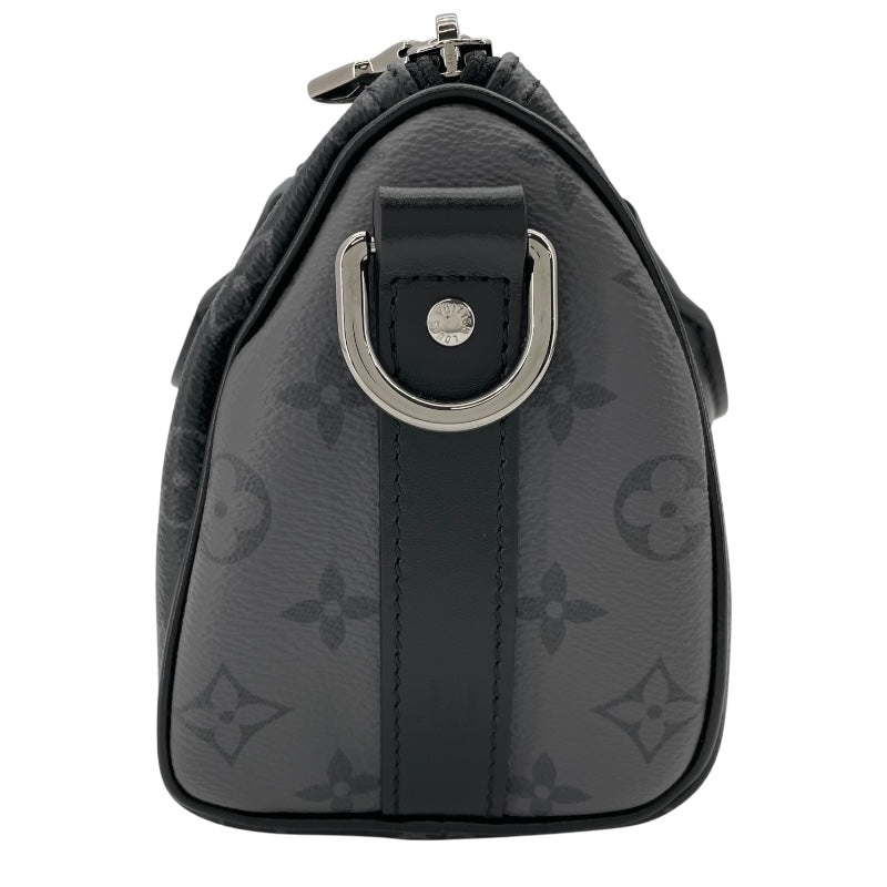 ルイ・ヴィトン LOUIS VUITTON キーポル・バンドリエール25 M46271 ブラック モノグラム・エクリプス・リバース メンズ ショルダーバッグ